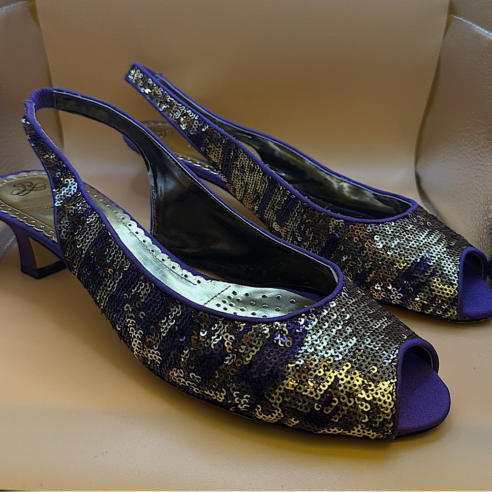 Purple/Gold Sequin J.Renee’ Size 12M